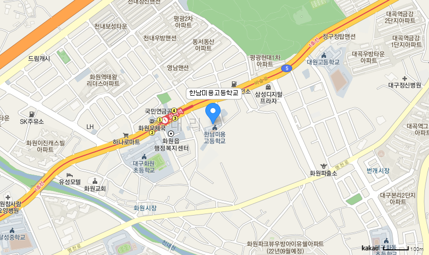 학교 찾아오시는 길 지도